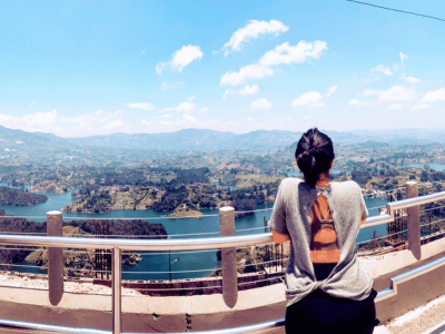View from el Peñol de Guatapé